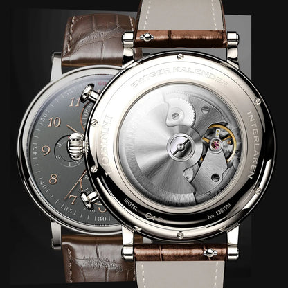 Luxury Brand Switzerland LOBINNI Perpetual Calendar Automatic Mechanical Men's Watches Sapphire Multi-function Clock L13019-8