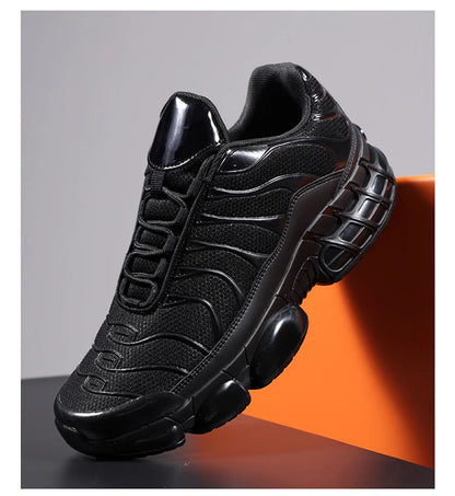 Men's Cushion Sports Shoes Lightweight Breathable Running Shoes Gym Workout Training Walking Comfortable Shock Absorption