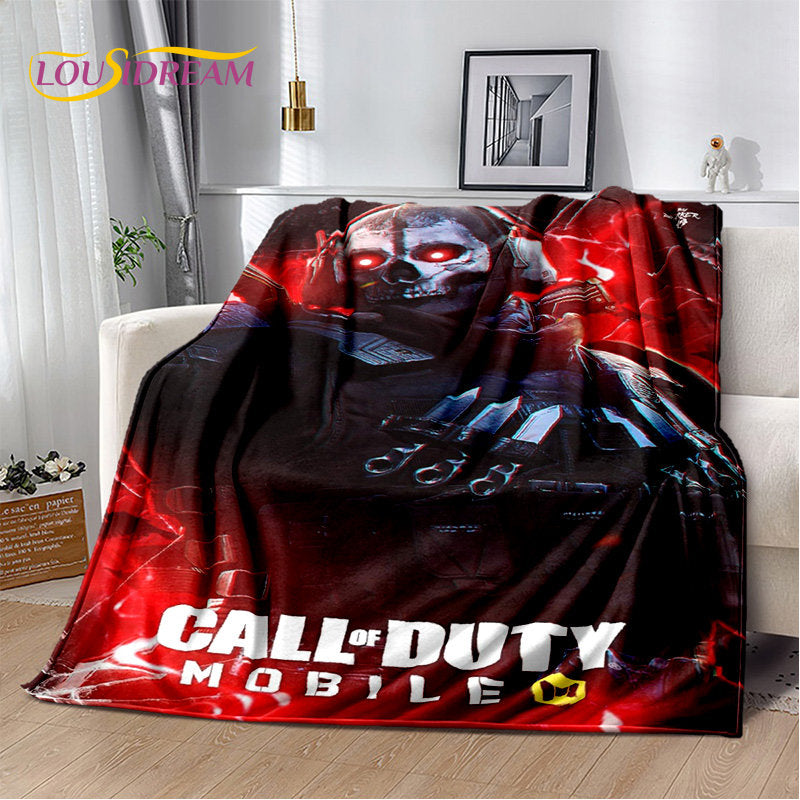 COD 3D, manta suave de felpa para gamers de Call of Duty, manta de franela para sala de estar, dormitorio, camas, sofá y oficina