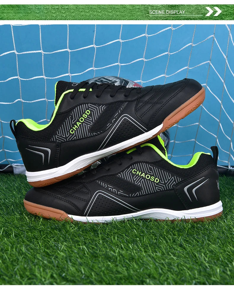 Men's Professional Soccer Cleats Anti-Slip Futsal Training Cleats Wear-Resistant Ultralight Outdoor Indoor Unisex Sneakers