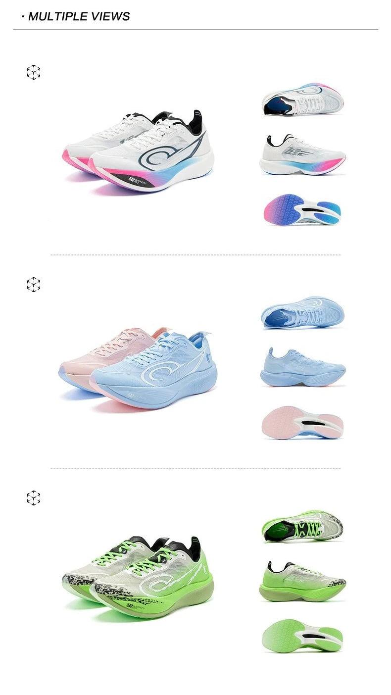 QIAODAN Feiying PB3 Enhanced Edition Professional Marathon Carbon Board hardloopschoenen herensneakers QDB023251299T