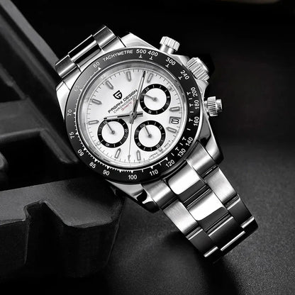 Neue PAGANI DESIGN PD1644 Luxus-Quarzuhr für Herren mit automatischem Datum, sportliche Armbanduhr, 100m wasserdicht, Chronograph, Herrengeschenk