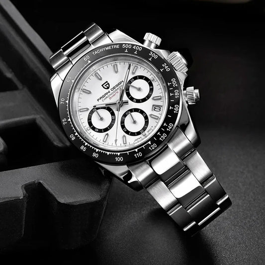Novo PAGANI DESIGN PD1644 Relógio de Luxo para Homem em Quartzo com Data Automática, Cronógrafo Desportivo de Pulso, Impermeável 100m, Presente para Homem