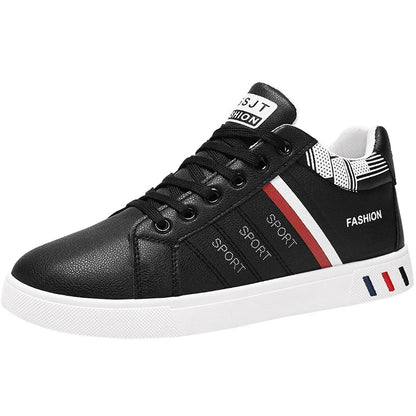 Casual herensneakers, skateboardschoenen, PU-platte schoenen, schoenen voor studenten, outdoorsneakers, straatschoenen, wandelschoenen met veters, grote maten 48