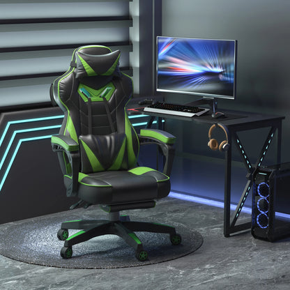 Vinsetto Ergonomic Racing Chair Reclining Backrest 65X70X118.5-126.5Cm
