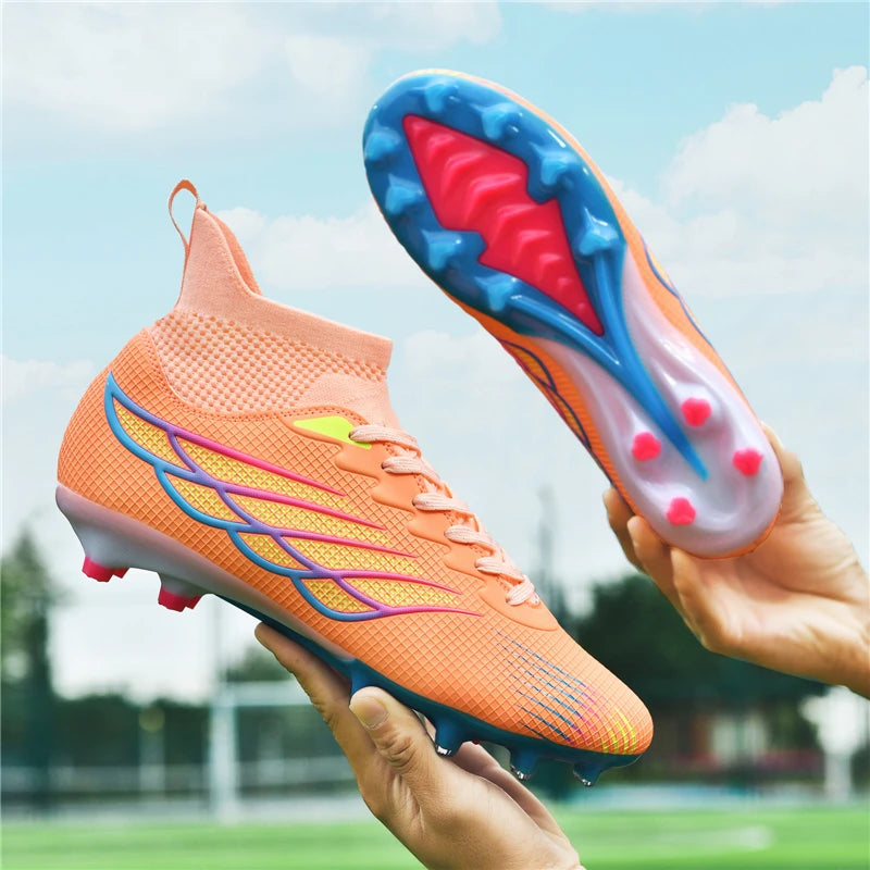 2026 Superfly FG Football Boots Outdoor Soccer Cleats Black Shoes Soft Sport Professional Shoes Breathable Comfortable Boots Plus