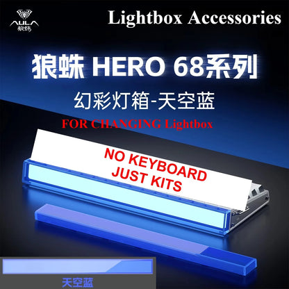 Novo AULA HERO 68HE/ULTRA — Kits de autocolantes, teclado gaming com interruptores magnéticos e acessórios para teclado mecânico com fios personalizado para e-sports
