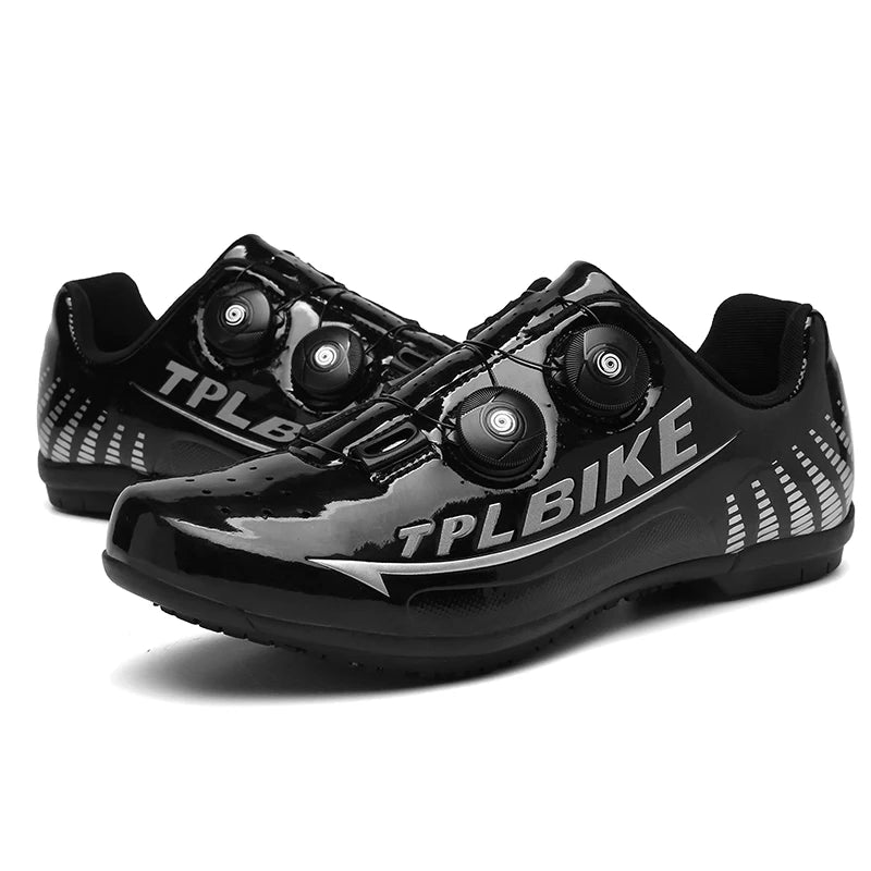 New Men’s and Women’s Bicycle Shoes Outdoor Cycling Shoes with Three Functional Soles Professional Training Shoes