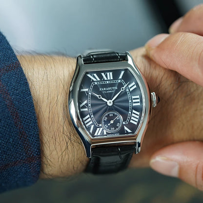 FARASUTE New Classic Hangzhou Customized Movement Manual Mechanical Watch Men's Sapphire Crystal Small Second 50m Waterproof Watch