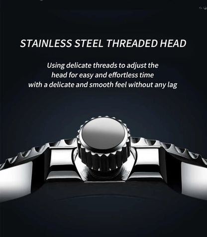 Water Ghost Luminous Dive Watch with Ceramic Bezel Waterproof Automatic Mechanical Movement Stainless Steel Watch Strap