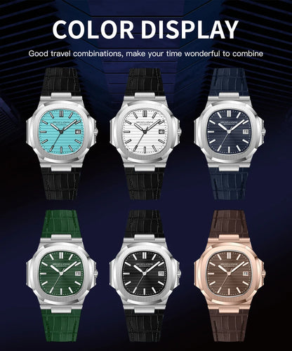 2025 Specht&Sohne New Hot Selling Men's Automatic Mechanical Watch Sapphire Crystal Stainless Steel Sports Watch Waterproof 50M