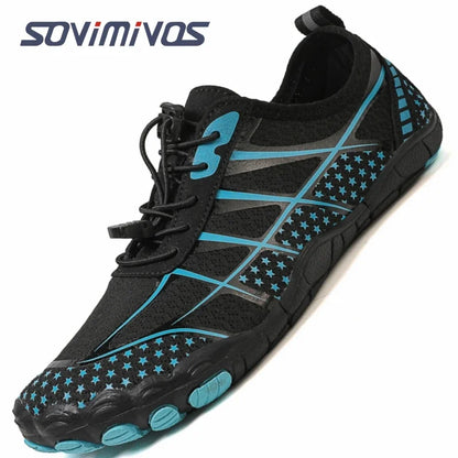 Men's Trail Running Shoes, Lightweight Athletic Zero Drop Barefoot Shoes Non Slip Outdoor Walking Minimalist Shoes for Women