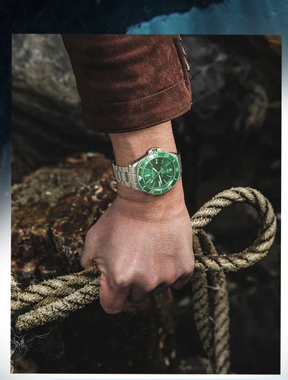 NORTH EDGE ANCHOR 42MM Men Mechanical Wristwatch Luxury Sapphire Glass MIYOTA 8215 Automatic Watches 10bar Waterproof Watch Men