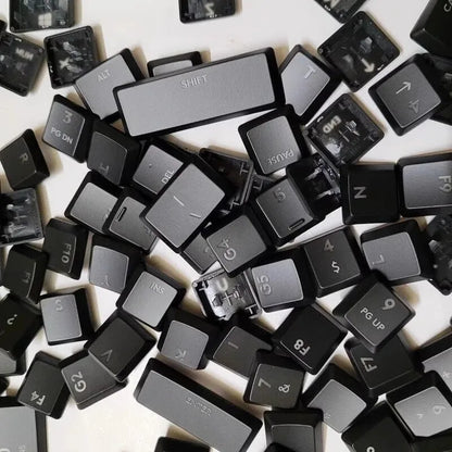 Tecla texturada antiderrapante transparente retroiluminada G915 913 TKL G815 G813, compatível com teclado mecânico Logitech