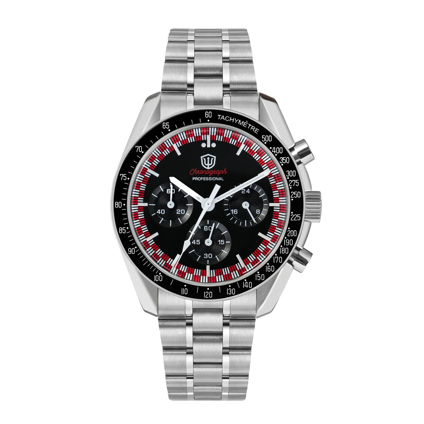 Watchdives New Wd1863 Quartz Men's Watch VK63 Chronograph Bubble Sapphire Waterproof 39Mm Steel Top Brand Luxury Business Watch
