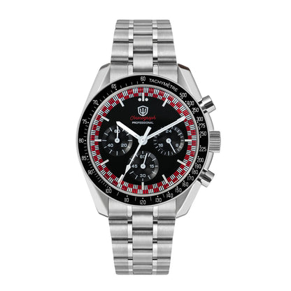 Watchdives New Wd1863 Quartz Men's Watch VK63 Chronograph Bubble Sapphire Waterproof 39Mm Steel Top Brand Luxury Business Watch