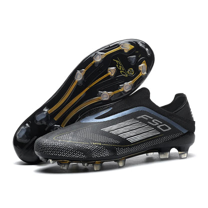 Men's Football Boots Futsal Ultralight Soccer Shoes Training TF Match Long Spikes Breathable Indoor Sneakers Cleats Drop Shipping