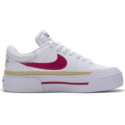 Nike Court Legacy Lift, diseño de suela elevada: antideslizante, amortiguación cómoda, zapatillas clásicas y duraderas DM7590-112