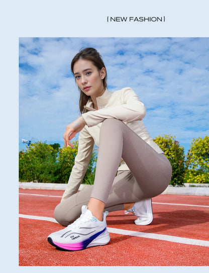 Men's Carbon Board Running Shoes Marathon Long-Distance Running Sports Shoes Support Stable Casual Women's Breathable Running Shoes