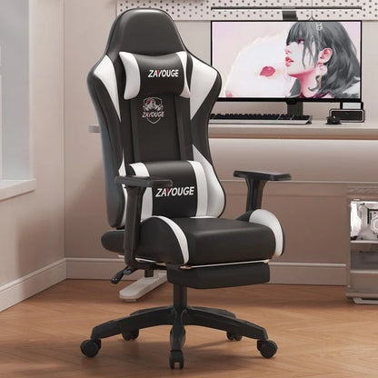 AOLIVIYA Gaming Reclining Office Chair Home Computer Rotating Lifting Backrest Internet Cafe E Sports Game Seat With Footrest