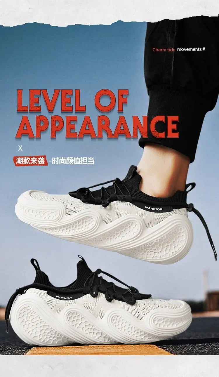 Warrior Original Brand Moški športni copati Trend Mesh Dihajoči Mehki dizajn Športni copati Poletni copati za hojo in tek Moški copati za prosti čas
