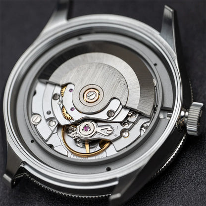 Proxima PX1697 39mm Men Watch White Enamel Dial Bubble Sapphire PT5000 SW200 Automatic Mechanical Vintage Watches 20Bar Luminous