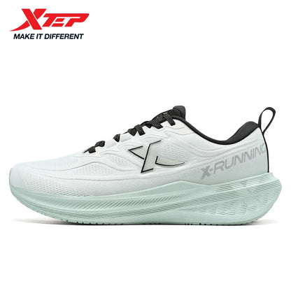 Xtep Running Shoes for Men 2025 Winter Trendy Shock Absorption Cushioning Non-Slip Comfortable Lace-Up Sneakers 875419110045