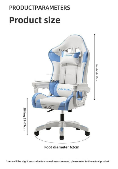Ergonomic Gaming Chair Racing Style Computer Chair with Adjustable Armrests, Reclining Office Chair, E-Sports Chair for Home & Office