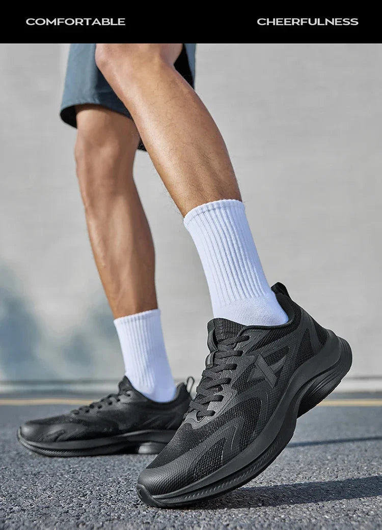 XTEP Running Shoes Men's 2025 Summer Mesh Breathable Comfortable Wear-Resistant Sports Shoes, Commuting Casual Shoes 875319110025
