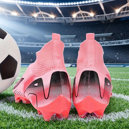 New Men's Football Boots Cleats Boys Ultralight Sport Soccer Shoes Adult Professional Non-Slip Comfortable Training Match Grass
