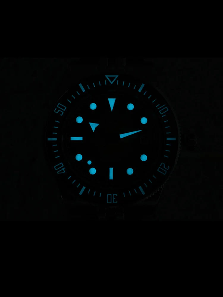 San Martin 40mm Men's Luxury Diver Watch Miyota 9015 Enamel Sunburst Dial Automatic Mechanical Wristwatch Waterproof 200m SN0148