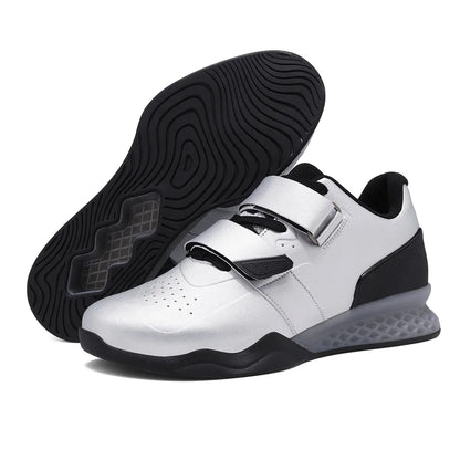 Weightlifting shoes, professional men and women powerlifting squat training shoes, hard sole gym shoes with stable heel, non-slip design