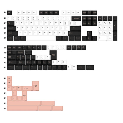 KBDiy GMK MarrsGreen Teclas Retro PBT ISO Double Shot Perfil Cherry para Teclado Mecânico Gaming com Switches MX