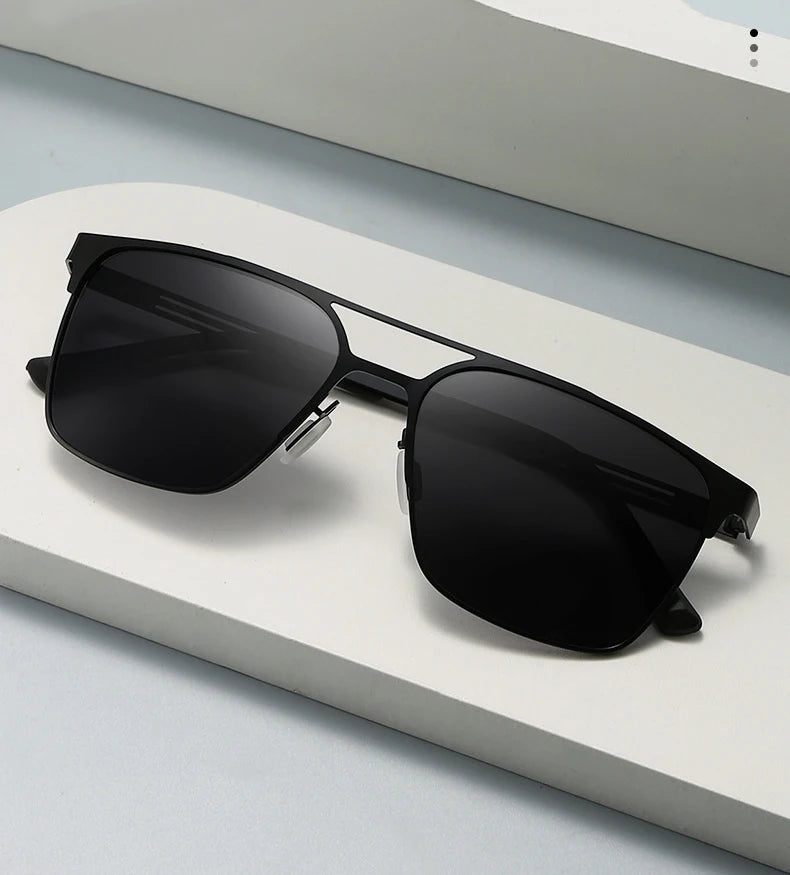 New Photochromic Polarized Sunglasses Man High Quality UV400 Sun Glasses Outdoor Driving Fishing Pilot Eyewear