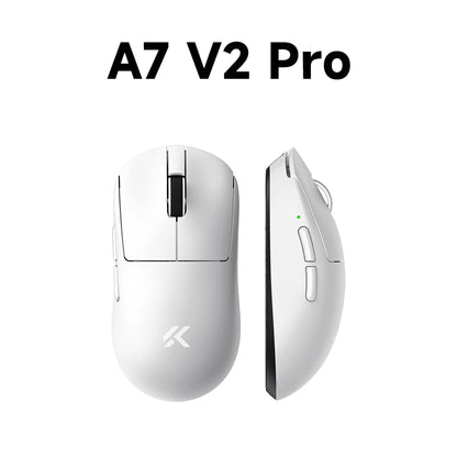 MCHOSE A7 V2 mouse da gaming wireless leggero, doppia frequenza di polling 8,000Hz, PAW3950 TI, mouse per gaming, eSport e ufficio