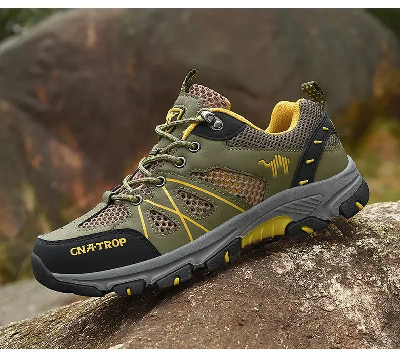 Men's Hiking Shoes Breathable Mesh Sports Single Shoes Summer Outdoor Wear-resistant  Hiking and Hunting Tactical Sports Shoes