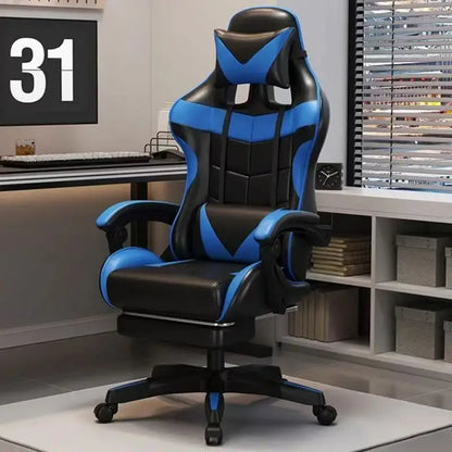Chaise de jeu ergonomique pour ordinateur à domicile, chaise rotative pour diffusion en direct de célébrités d'Internet, chaise inclinable pour sédentarité à domicile