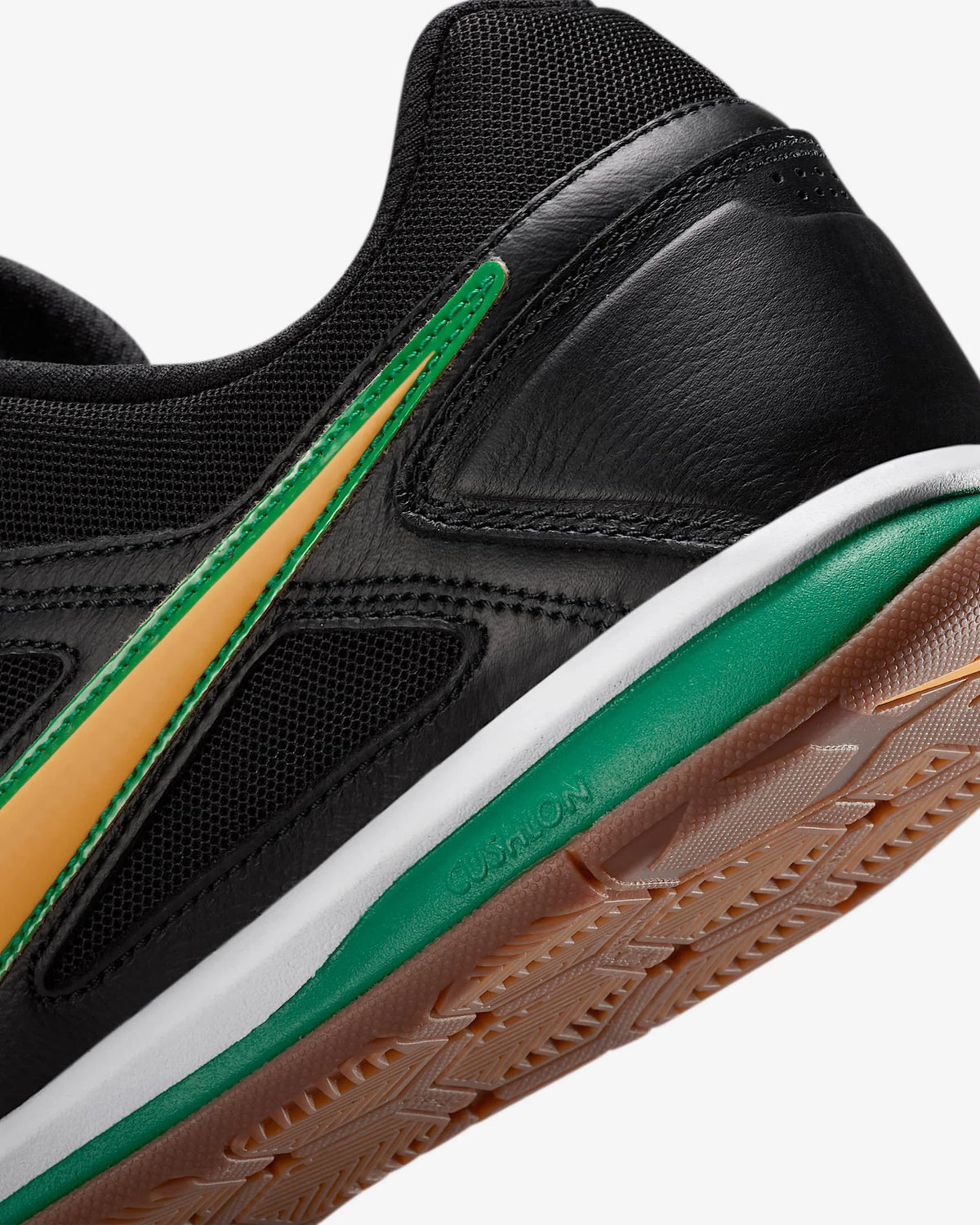 Nike Gato series, soft and comfortable, slip-resistant and durable, men's soccer shoes, black, IB8509-001