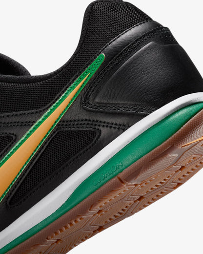 Nike Gato series, soft and comfortable, slip-resistant and durable, men's soccer shoes, black, IB8509-001