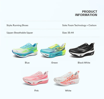 5.0 MIX Carbon Plate Running Shoes for Men and Women Racing Marathon Stable Rebound Shock-absorbing Training Sneakers