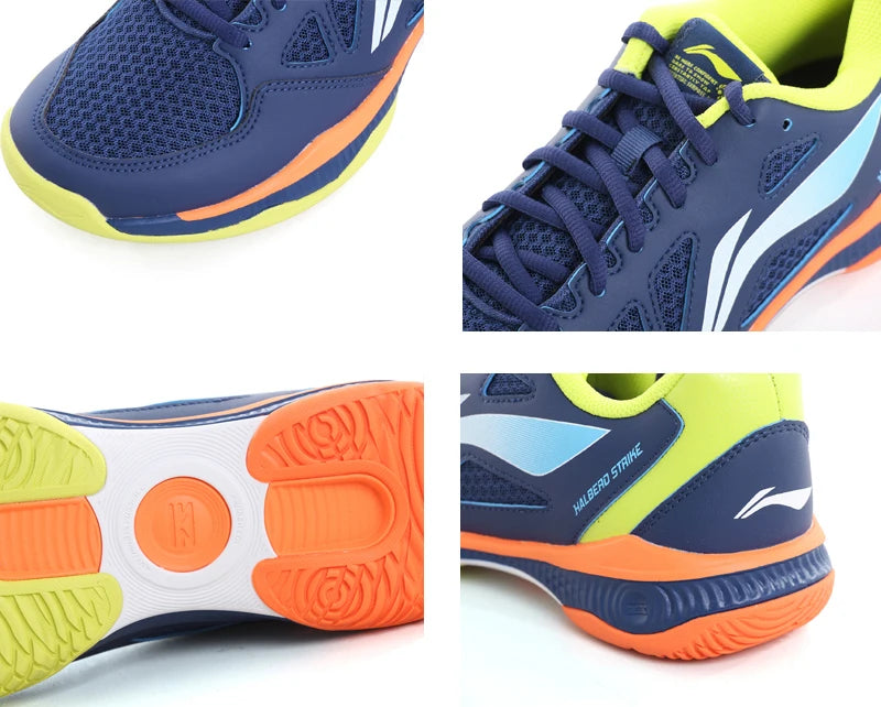 Li-Ning Unisex HALBERD STRIKE tollaslabda cipő, lélegző, kényelmes LiNing férfi és női edzőcipő AYTV021