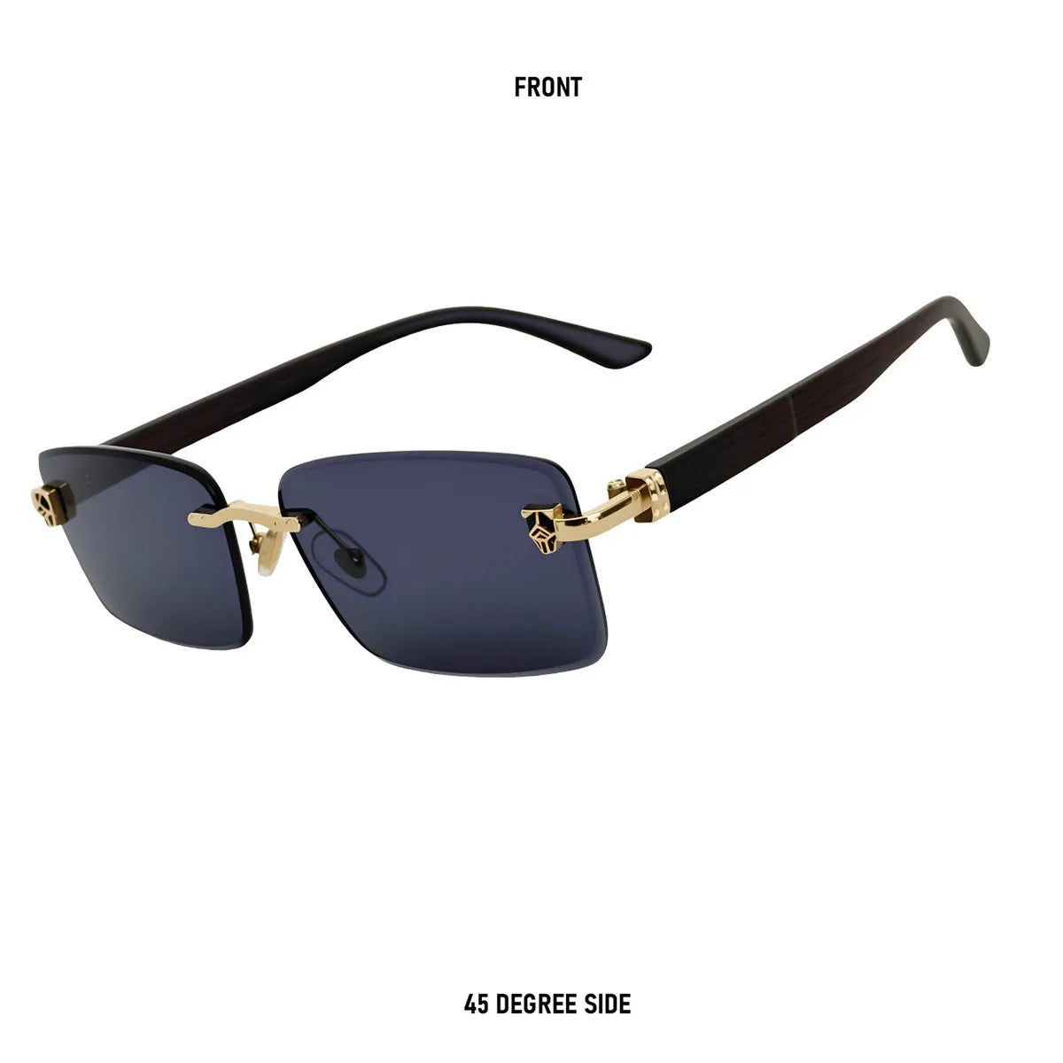 Square Sunglasses Women Luxe 2026 Rimless Sunglass Men Wooden Fashion Glasses Vintage Dropshipping Gafas De Sol Hombre Zonnebril