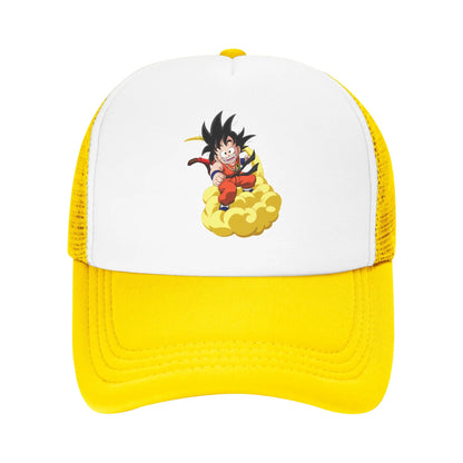 Dragon Ball Son Goku Mesh Baseball Cap Adult Trucker Hat Anime Hats Adjustable Snapback Caps Sports Cap Winter Trucker Hats