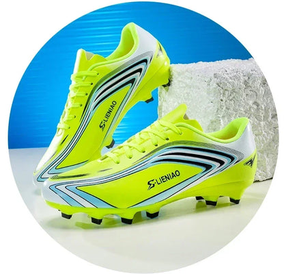 Nouvelles chaussures de football pour hommes, crampons de futsal, chaussures de soccer, chaussures de match, baskets d'intérieur de haute qualité, best-seller, antidérapantes, pour entraînement et extérieur