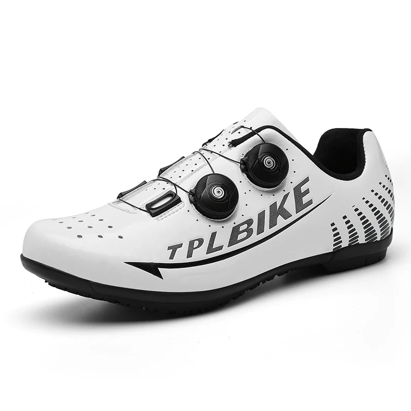 New Men’s and Women’s Bicycle Shoes Outdoor Cycling Shoes with Three Functional Soles Professional Training Shoes