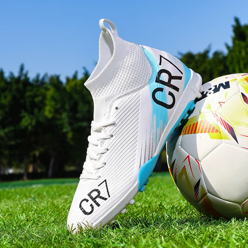 Moški nogometni čevlji Profesionalni futsal Visokokakovostni nogometni čevlji Špikasti čevlji Ženski Unisex Ultralahki TF/FG superge
