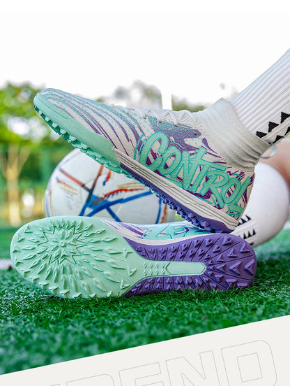 Uomo Donna Scarpe da calcio Scarpe da calcio per esterni Scarpe da calcio antiscivolo per campi da calcio Scarpe da futsal ultraleggere Scarpe da calcio con tacchetti TF/FG