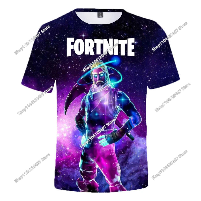 Fortnite Boys Clothes T Shirt Victory Hero Child Kids T-shirt Battle Royale 3d Girls Short Sleeve Tees Tshirt