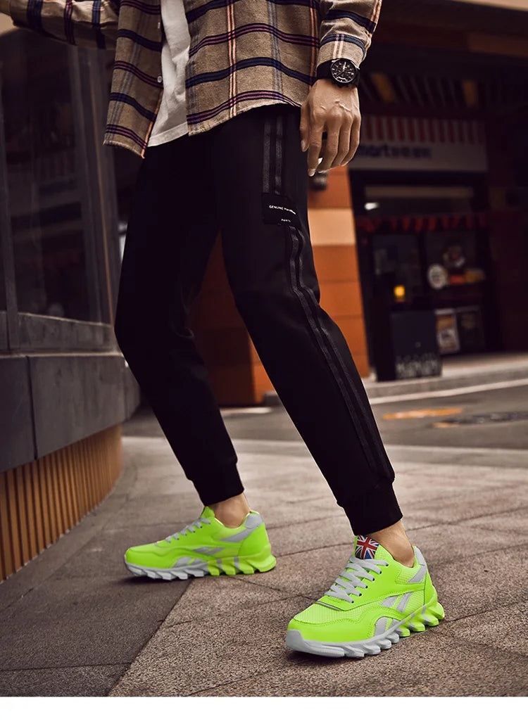 New Men's and Women's Running Shoes Breathable Casual Sneakers Anti-slip Vibration Comfortable Outdoor Sports Walking Shoes 36-48