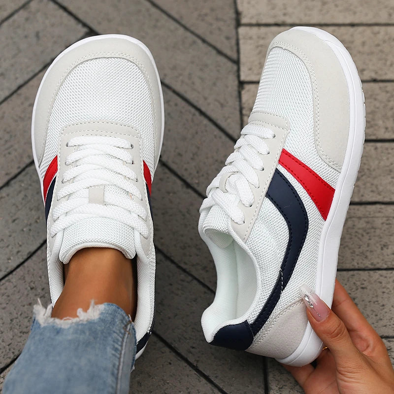 Women’s Shoes Sneakers Wide Toe Barefoot Casual Wide Last Fashionable Canvas Black Flat Board Shoes Breathable Mesh Men’s Shoes